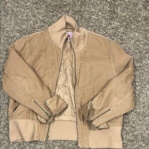 Xhilaration Quilted Tan Jacket